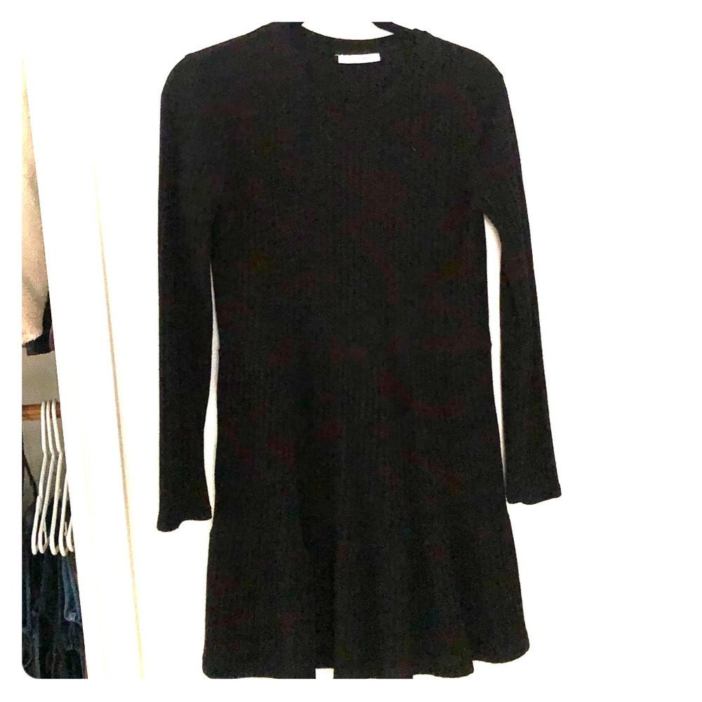 Zara black sweater dress